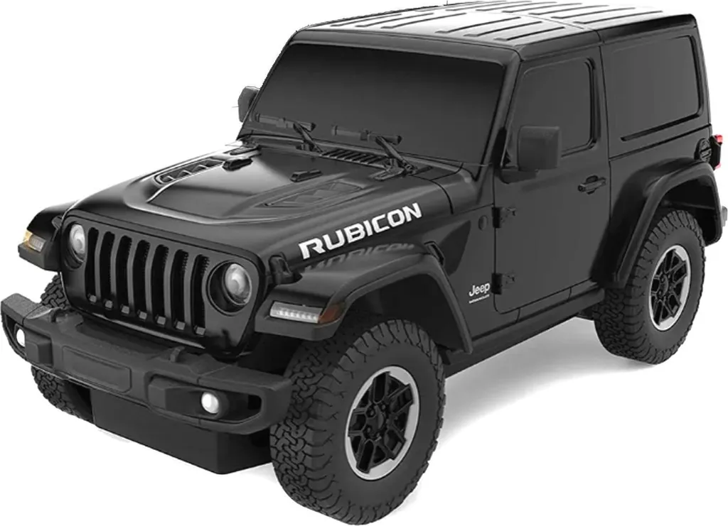 Jeep Wrangler JL 1:24 Rastar 79500 voiture radiocommandée noire