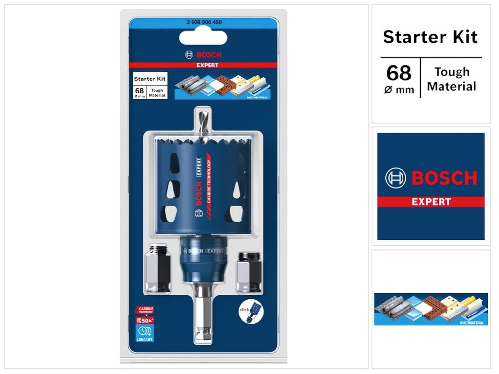 Bosch EXPERT Tough Material Scies-cloches Set de démarrage Image du produit 