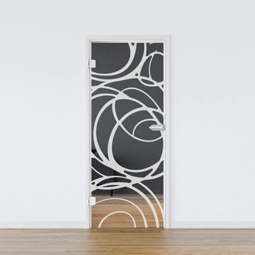 Pertura Glastür Glera Mystic 01 959 x 2097 x 8 mm Links für Beschlag Studio Office