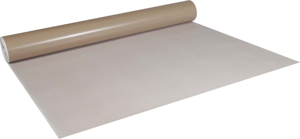 Abdeckpappe braun/weiß schwere Qualität 300 g/m² 25 qm Rolle beidseitig beschichtet