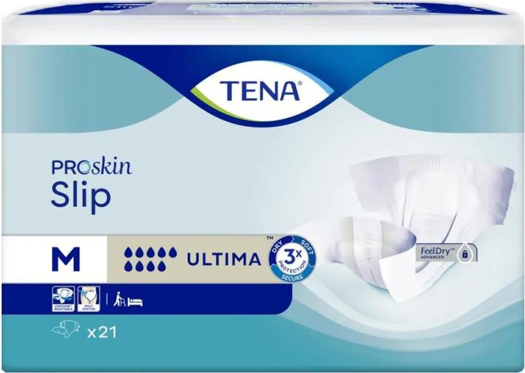 Protection Incontinence Nuit Tena ProSkin Slip Ultima Medium - 21 psc