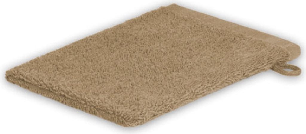 Waschhandschuh Frottier 500 g/m² 15 x 21 cm Sand