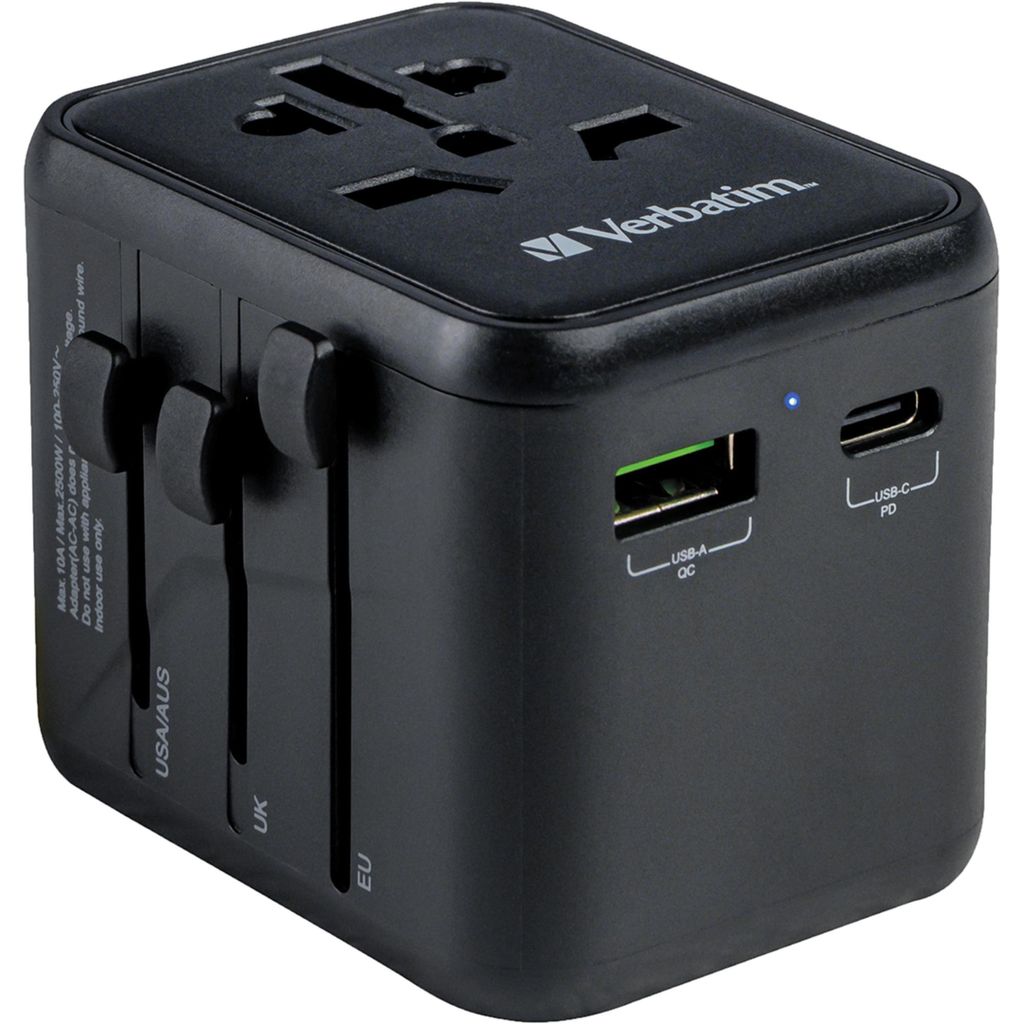 Adaptador de corriente, universal, para viajes, modelo Imagen del producto 