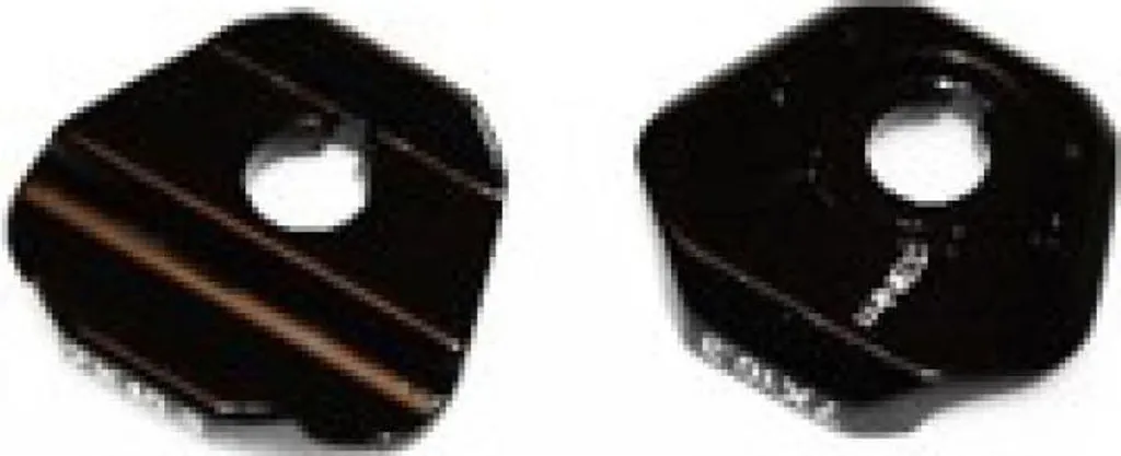 Insert de serrage latéral 10.3mm noir haute résistance en lot de 2