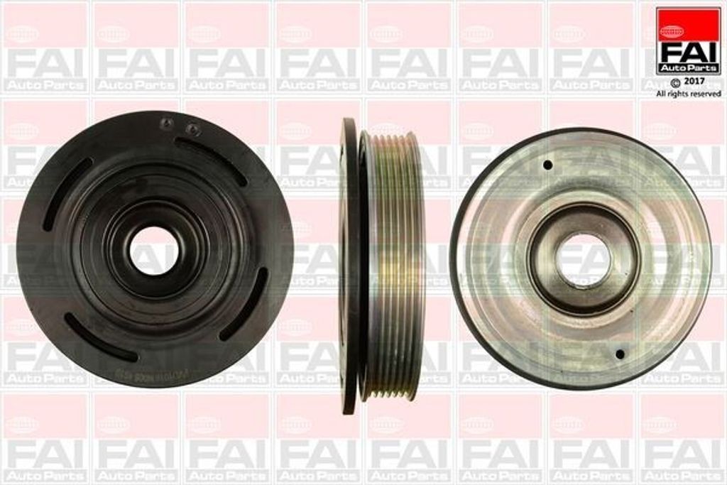 FAI AutoParts FVD1016 Riemenscheibe Kurbelwelle für OPEL Vivaro A Kastenwagen (X83) 185mm 5-Rippen