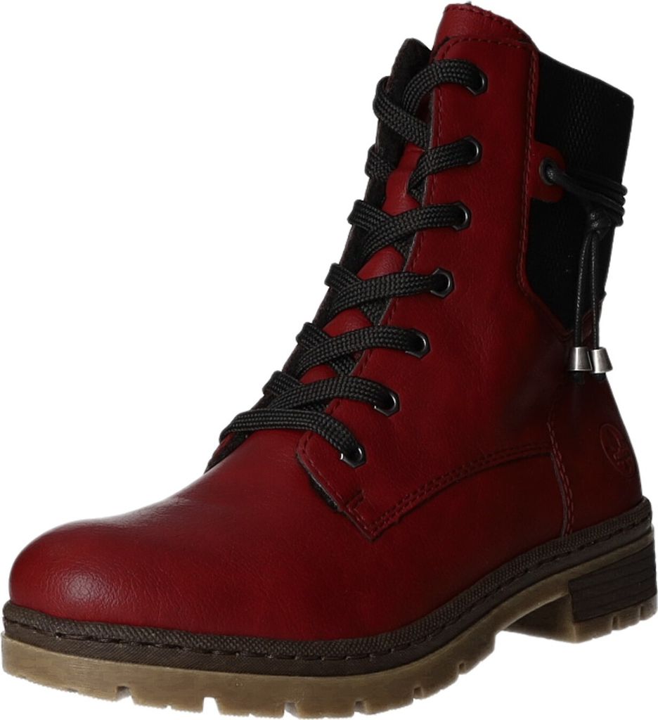 Rieker Damen Boots Dunkelrot Rieker Schuhe Rote Rieker
