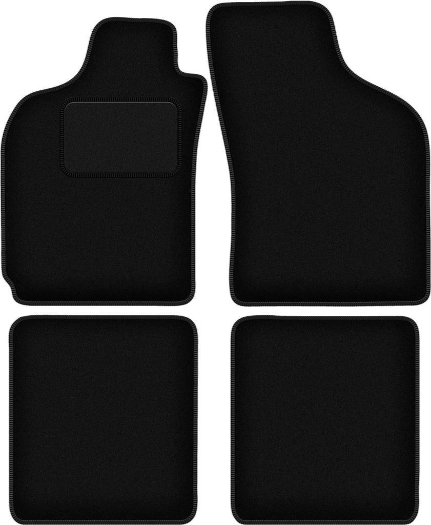 Schwarze Veloursmatten für: Fiat Siena Limousine (1996-2006)