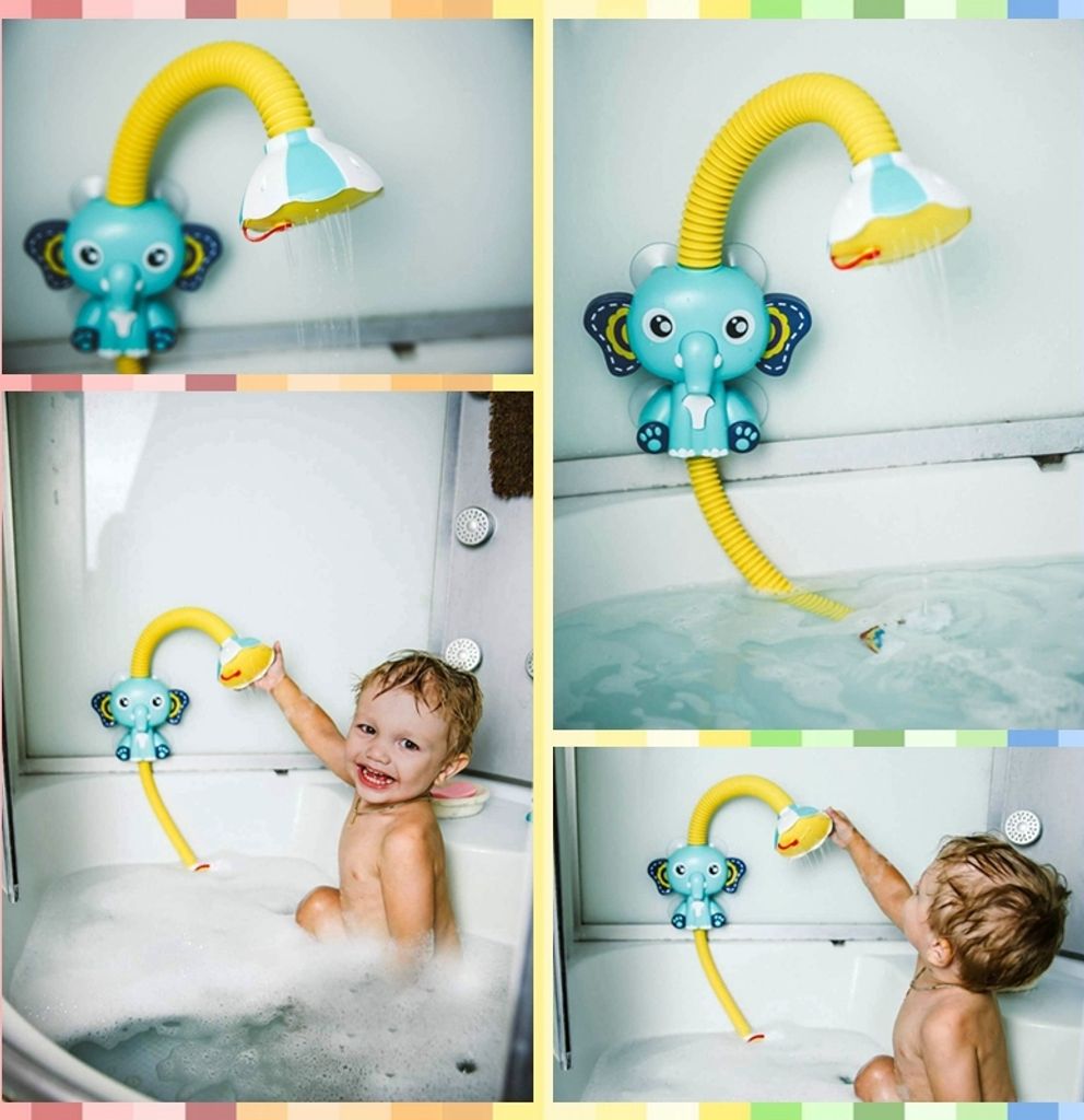 MEIYOU Bad Spielzeug Baby Wasser Spiel Elefanten Modell Produktbild 5