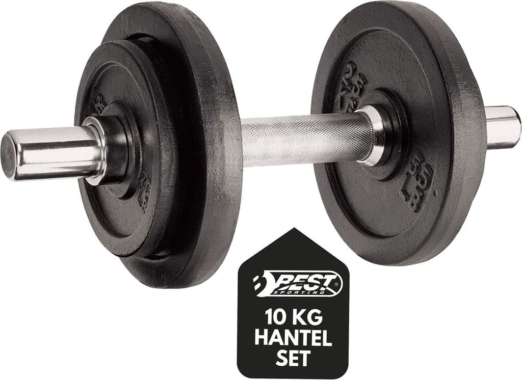 Best Sporting Hantelset, 10 kg, Stellringe oder Produktbild 