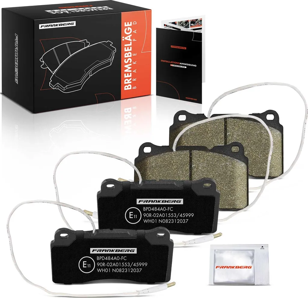 Plaquettes de Frein Silencieuses pour Peugeot 807 et Citroën C8 Van 4x