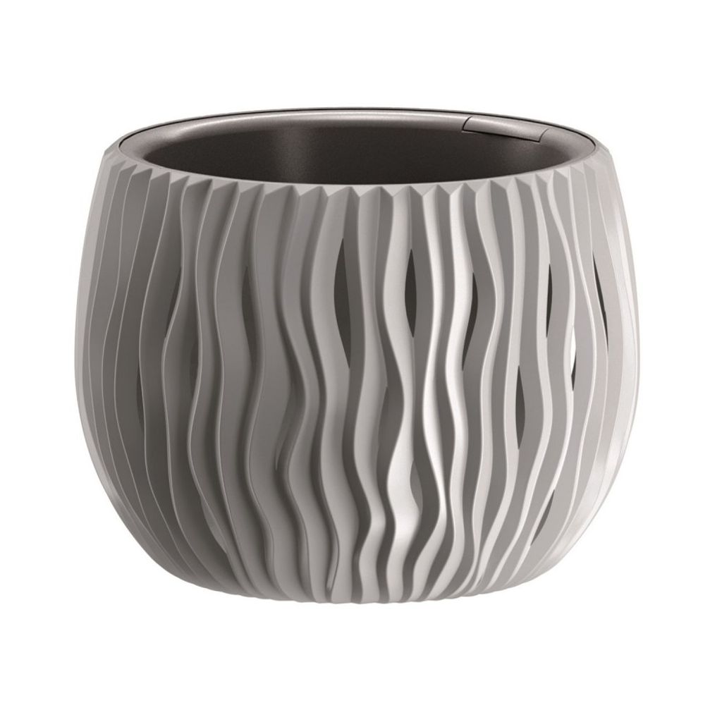 kvetináč 18cm BOWL SANDY DSK180-405U sivý plastový Obrázok produktu 