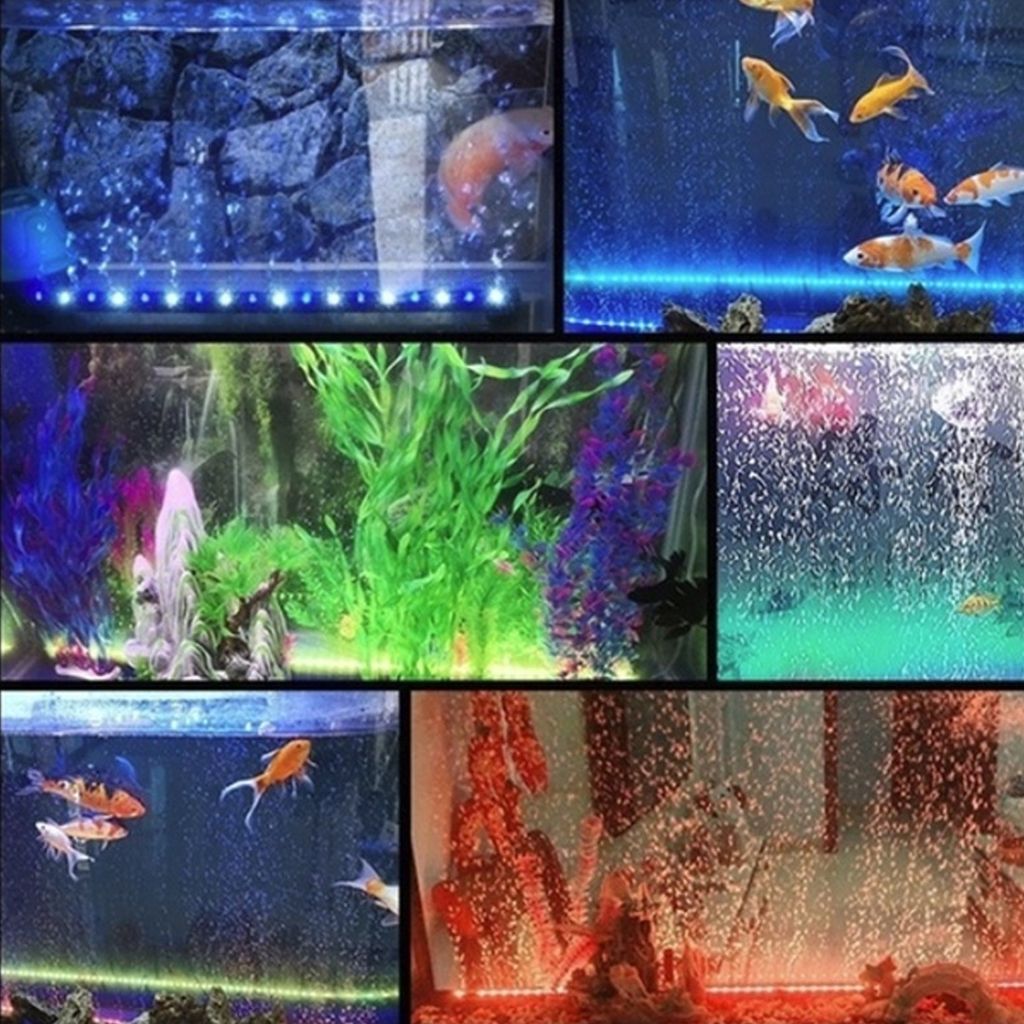 LZQ 18W Aquarium LED Aufsetzleuchte Garten & Heimwerken Tierbedarf Aquaristik Aquarien-Technik Aquarien Beleuchtung 