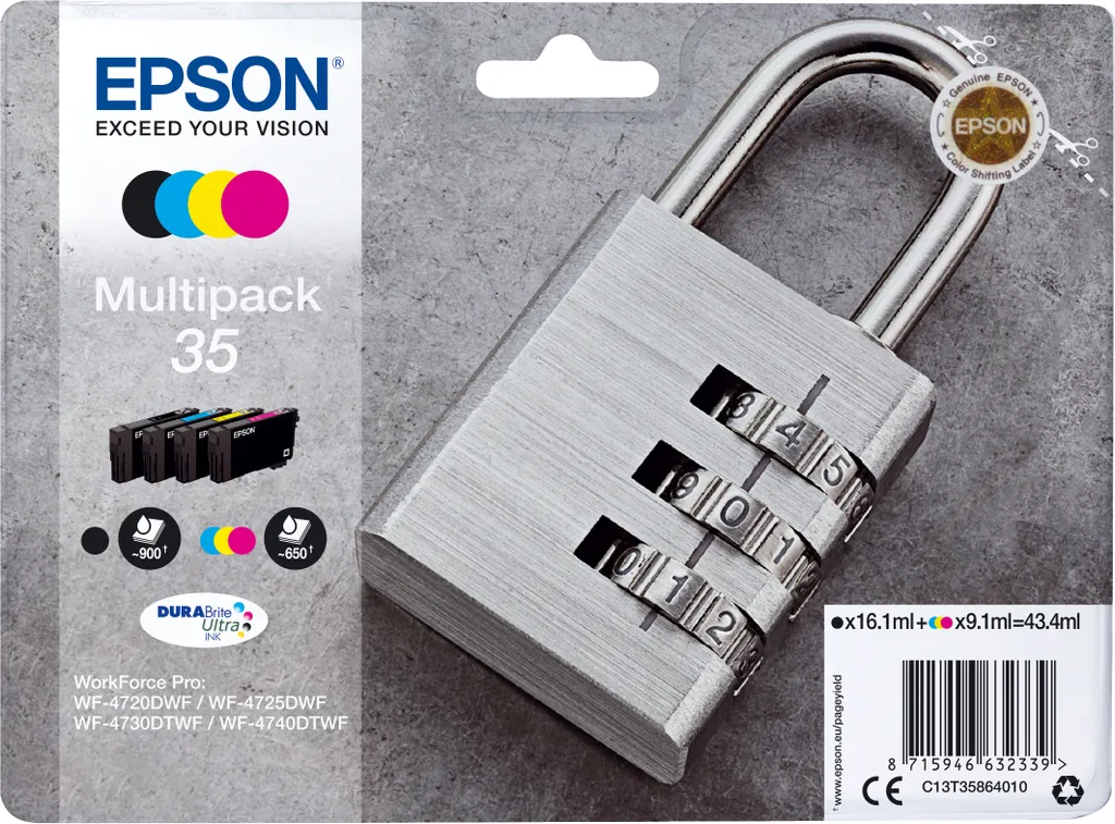 Epson 35 Multipack - Fini les Erreurs d'Impression et les Couleurs