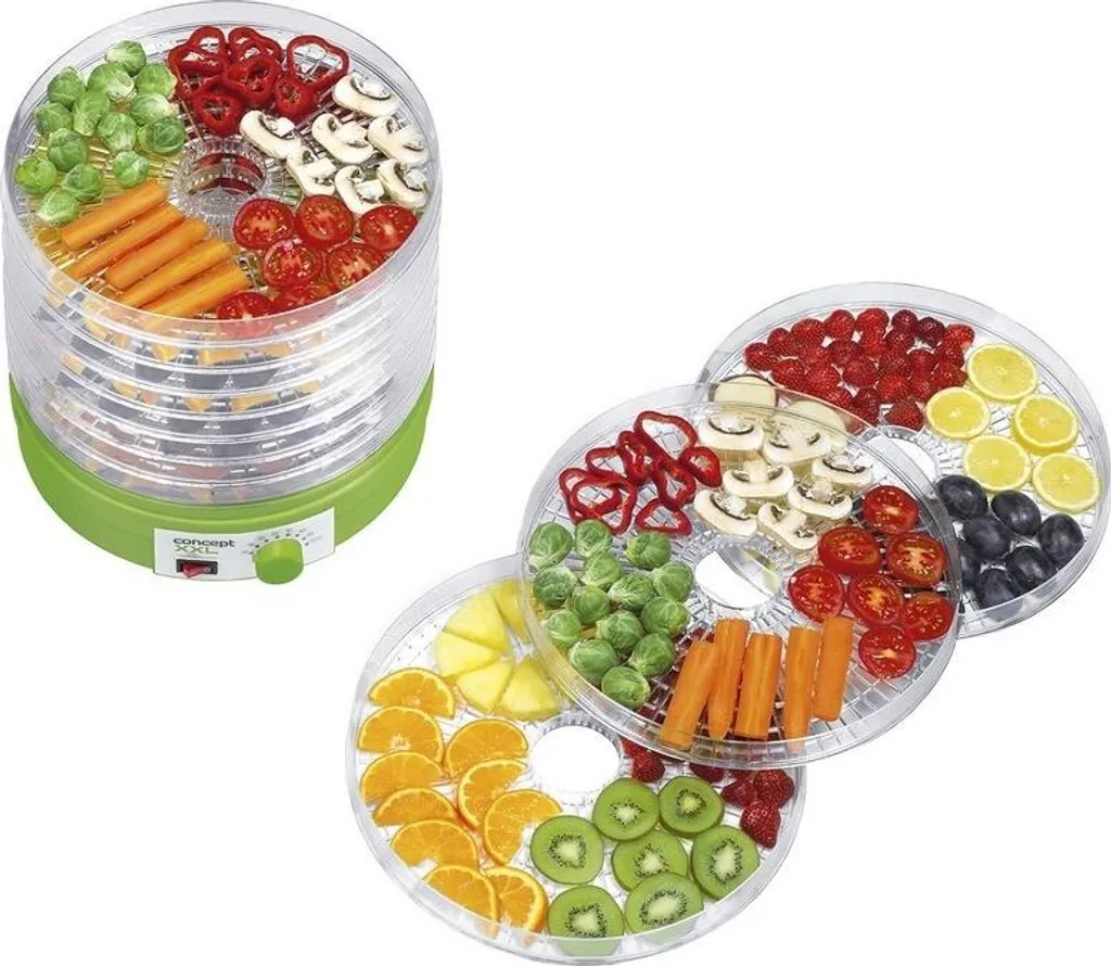 Disidratatore Concept SO1025 XXL - 12 Ripiani 32cm - 245W Green