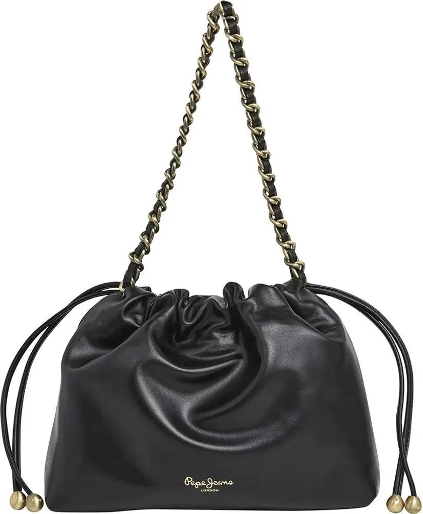 Borsa Pepe Jeans Giselle Nera - Tracolla Donna Chic Taglia Unica