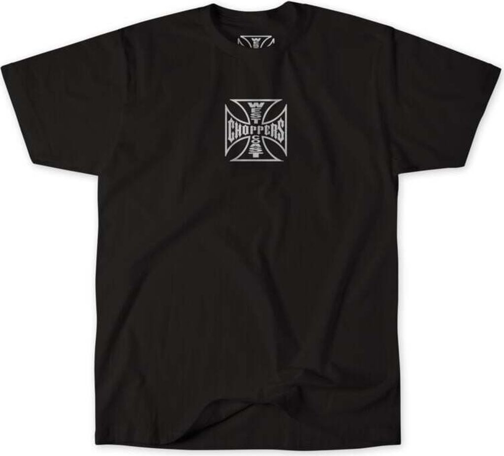 West Coast Choppers T-Shirt Herren WCC Parts Tee Black/White schwarz XXL