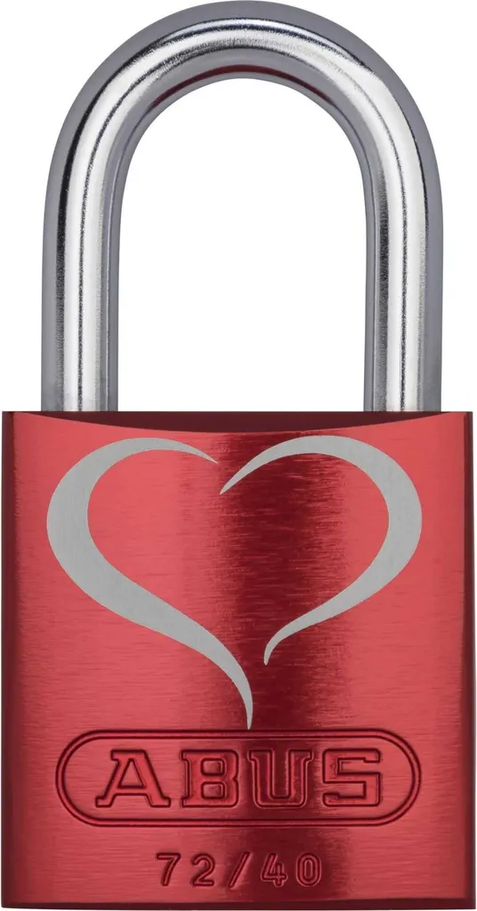 Cadenas ABUS 72/40 Love en Aluminium Anodisé avec Anse en Acier Trempé 6