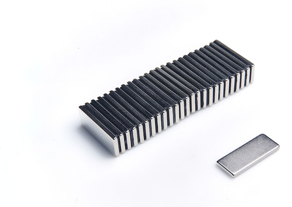 Neodym Magnete 25 x 10 x 2 mm N38 Quader Case - 5 Stück, Produktbild 