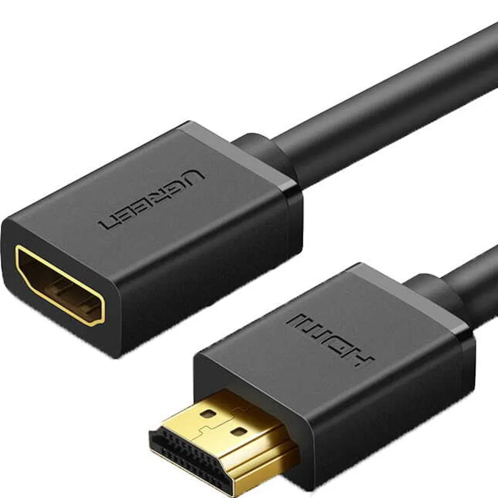 Cavo HDMI Prolunga 1m Ugreen HD107 Nero - Supporto Full HD 3D 4K - 10