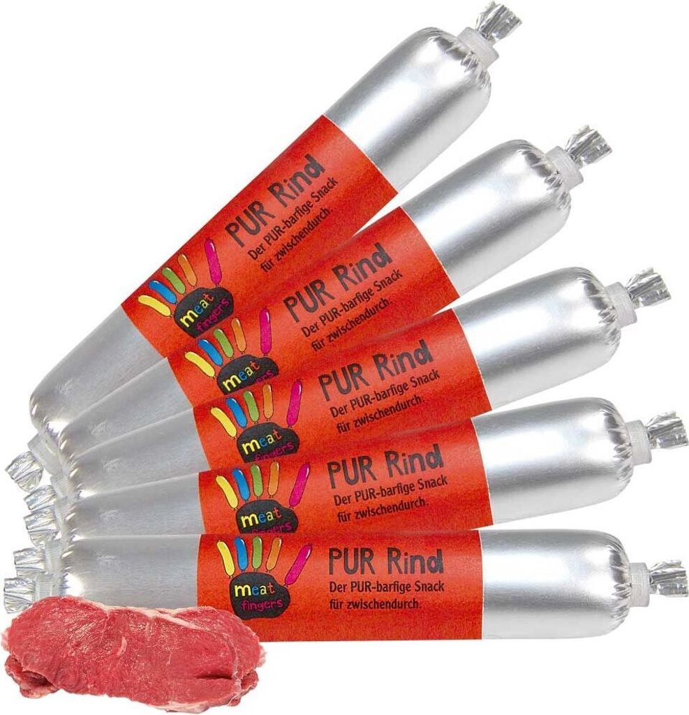 5x70g Schecker - Meatfingers PUR Beef - przekąska PUR Zdjęcie produktu 