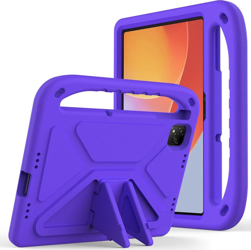 Custodia protettiva per Infinix Xpad 11" 2024, leggera custodia per bambini in EVA con maniglia e supporto Viola