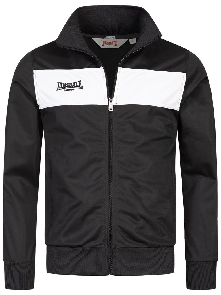 Pánská tréninková bunda slim fit ALNWICK Black/White M Obrázek produktu 