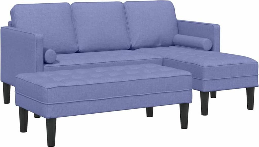 Best Möbel Sofa Set 2 pcs - Jeans blau 173x131x67 cm Stoff - Klassische Sofas A3329262