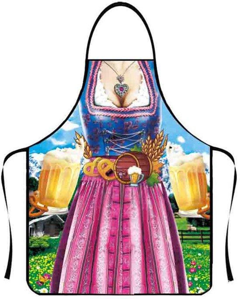 Keramische BBQ-schort, groen, groot, tuin, keramisch