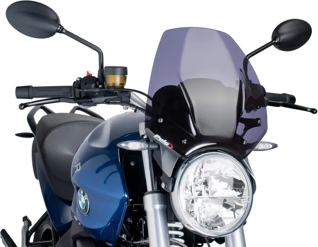 Saut-de-vent Sport Puig pour moto BMW R1200R 6488F Coloris Noir Teinté