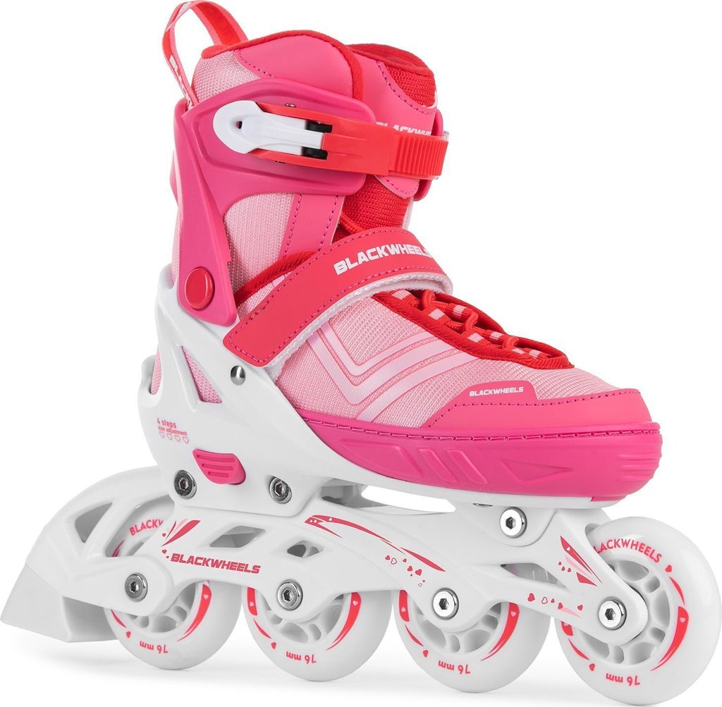 Inlineskates Blackwheels Playful Pink Rosa Rollschuhe regulierbar in 4 Größen 32-35