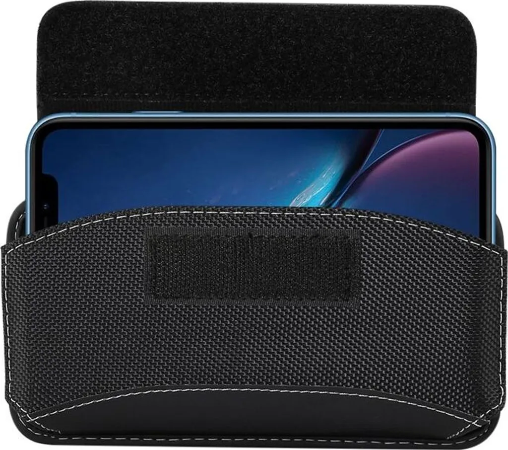 Custodia Cintura Bbk Vivo T1X 5G | DFV mobile Pelle e Nylon Oxford - 7