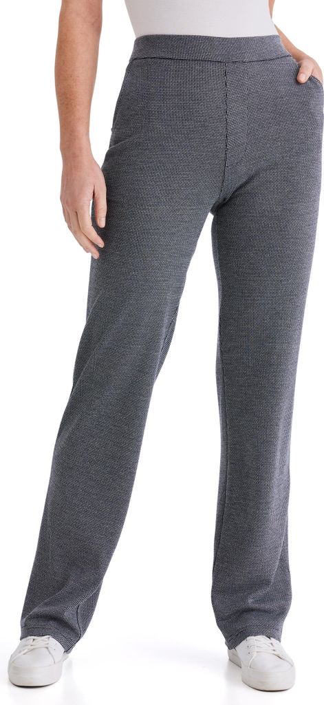 Stooker Women MARY JERSEY Damen 5-Pocket-Hose Wide Leg Fit 48 (Länge 30) blue graphic