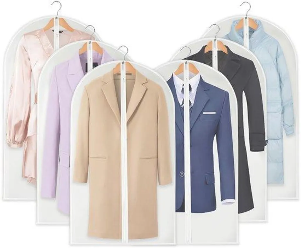 Protégez vos vêtements de l'humidité - 6 housses de rangement 60x120