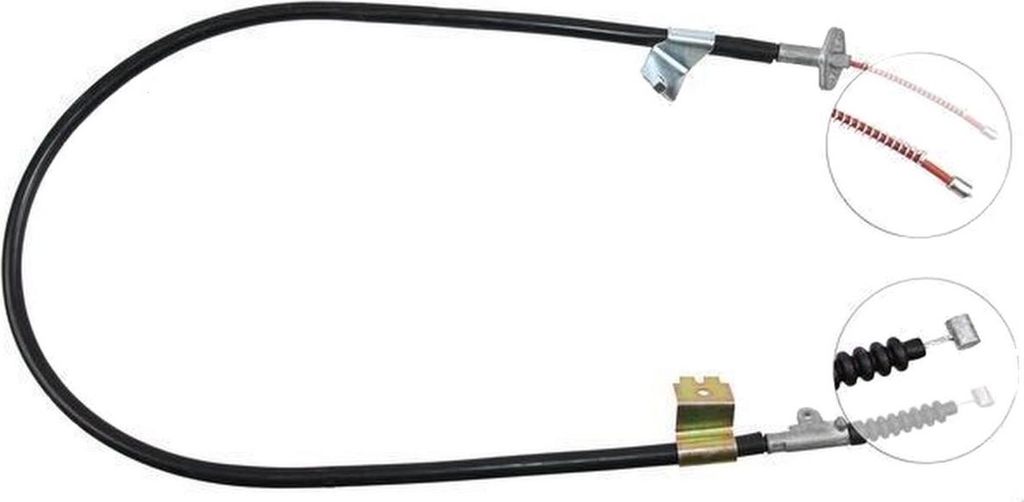 Seilzug Feststellbremse 1.412 mm Trommelbremse A.B.S. für u.a. NISSAN SUNNY