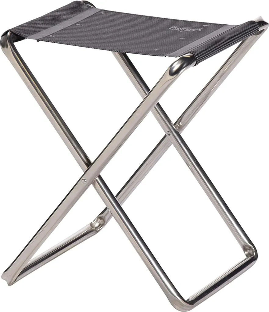 Tabouret pliant anthracite ultra robuste et résistant aux intempéries - 2