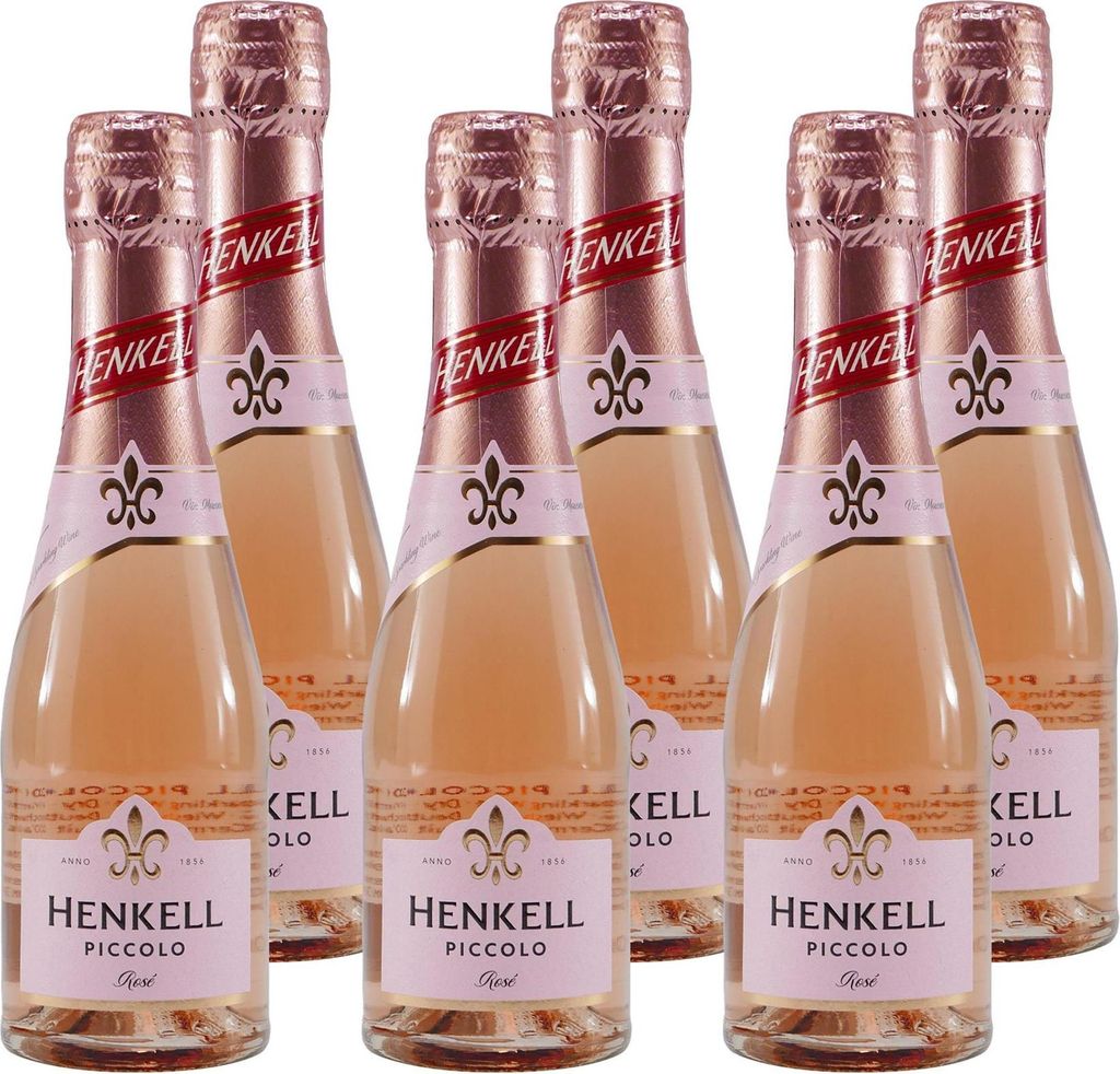 Henkell Piccolo Rosé Sekt -trocken- (12 x 0,2L) Produktbild 
