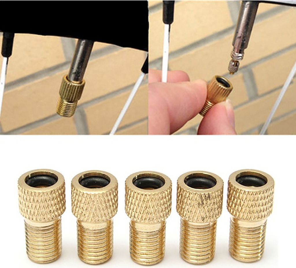 5Pcs Presta zu Schrader Ventiladapter Fahrrad Fahrradpumpe Produktbild 