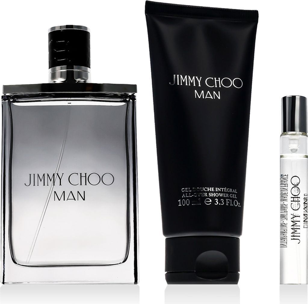 Jimmy Choo Man Eau De Toilette Spray 100ml Set 3 Artikel