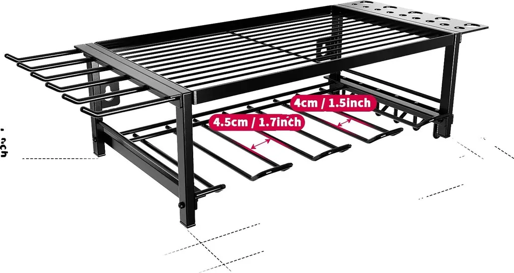 Étagère de rangement murale pour outillage électroportatif de garage