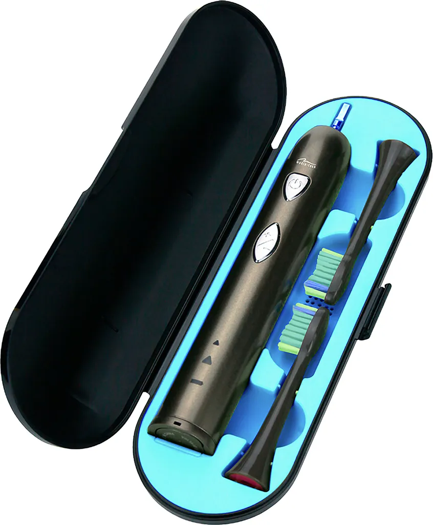 Brosse à Dents Électrique Sonique Media-Tech Waveclean Adulte Marron