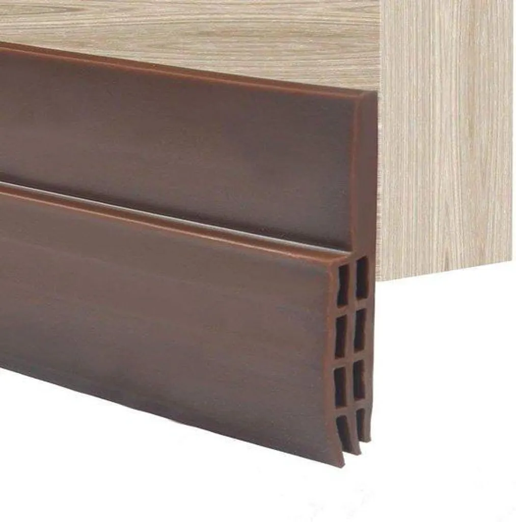 Solution anti-froid : Joint de porte silicone marron 100 cm pour isolation