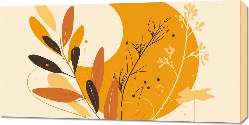 Image 100 x 50 cm Incarnation Chaleureuse - Tableau Déco Murale Salon