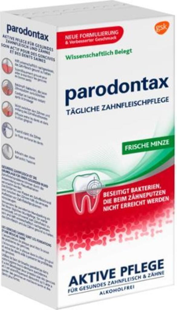 Parodontax Fluorid Antibakterielle Mundspülung 300ml 2er Pack