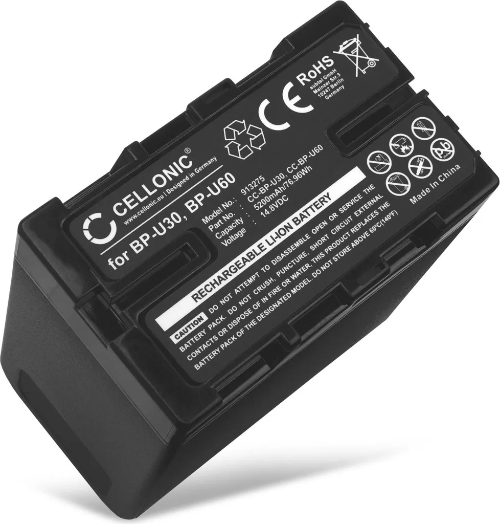 Batteria Sony BP-U90 Sostitutiva - CELLONIC 5200mAh per Sony XDCAM