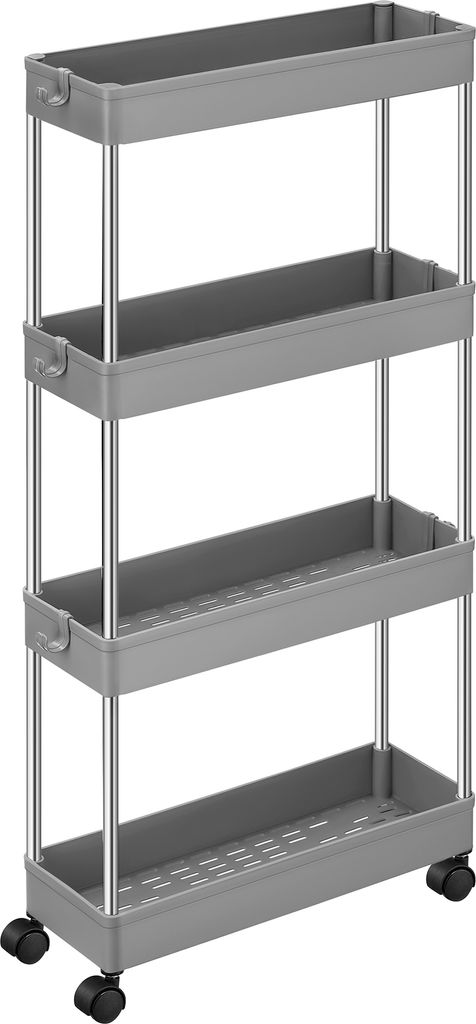 Carrello SONGMICS, carrello da cucina a 4 livelli, scaffale Immagine del prodotto 