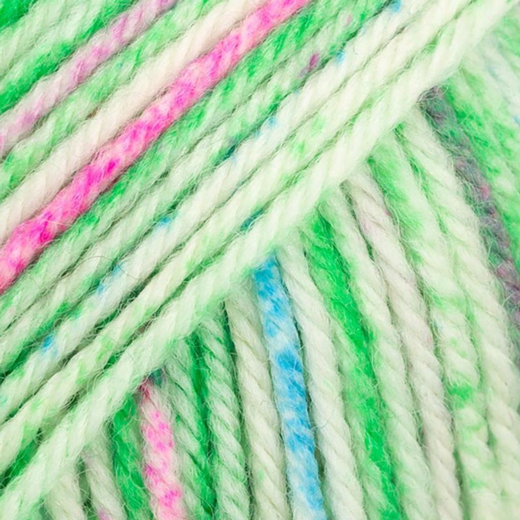 DROPS Fiesta Garn, 75% Superwash Wolle, Weich, Strapazierfähig, Print, 50g