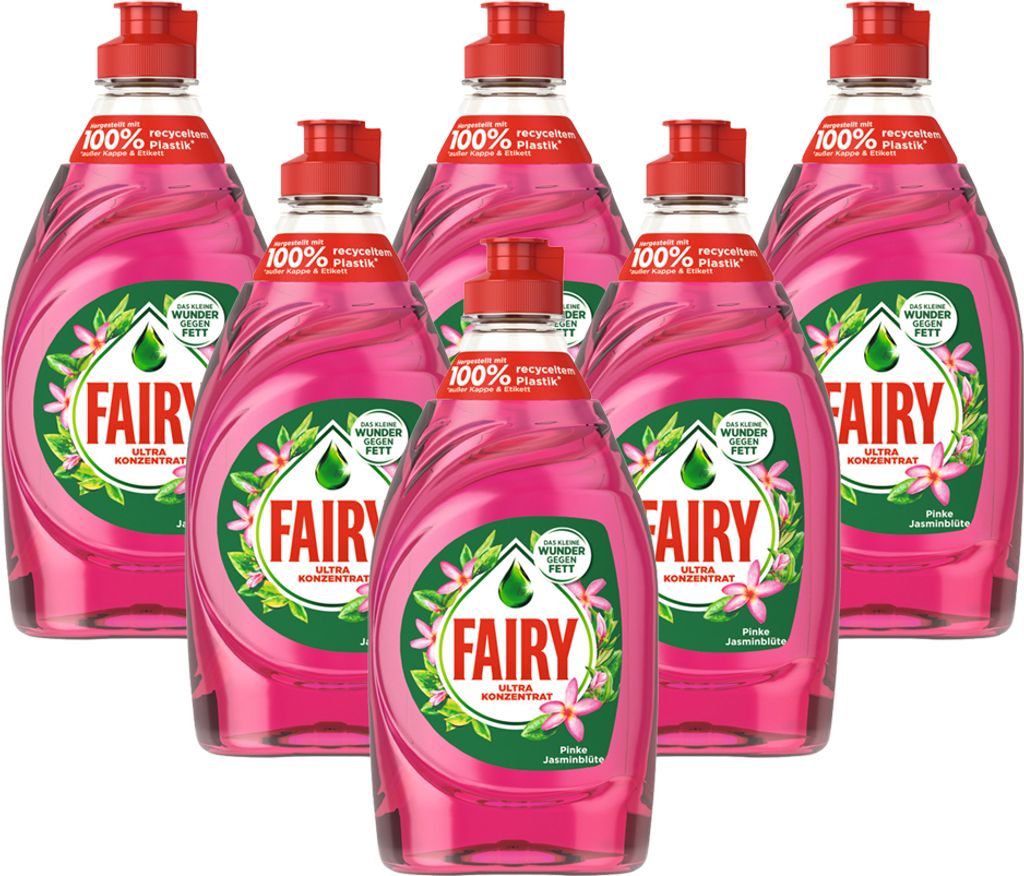 Fairy Handspülmittel Pinke Jasminblüte Ultra Konzentrat 6x Produktbild 