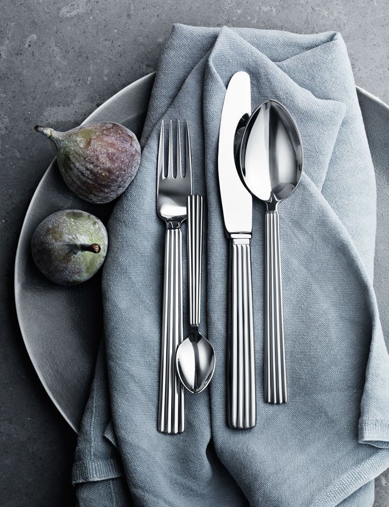Georg Jensen - Bernadotte 4 tlg. Besteckset für 1 Person