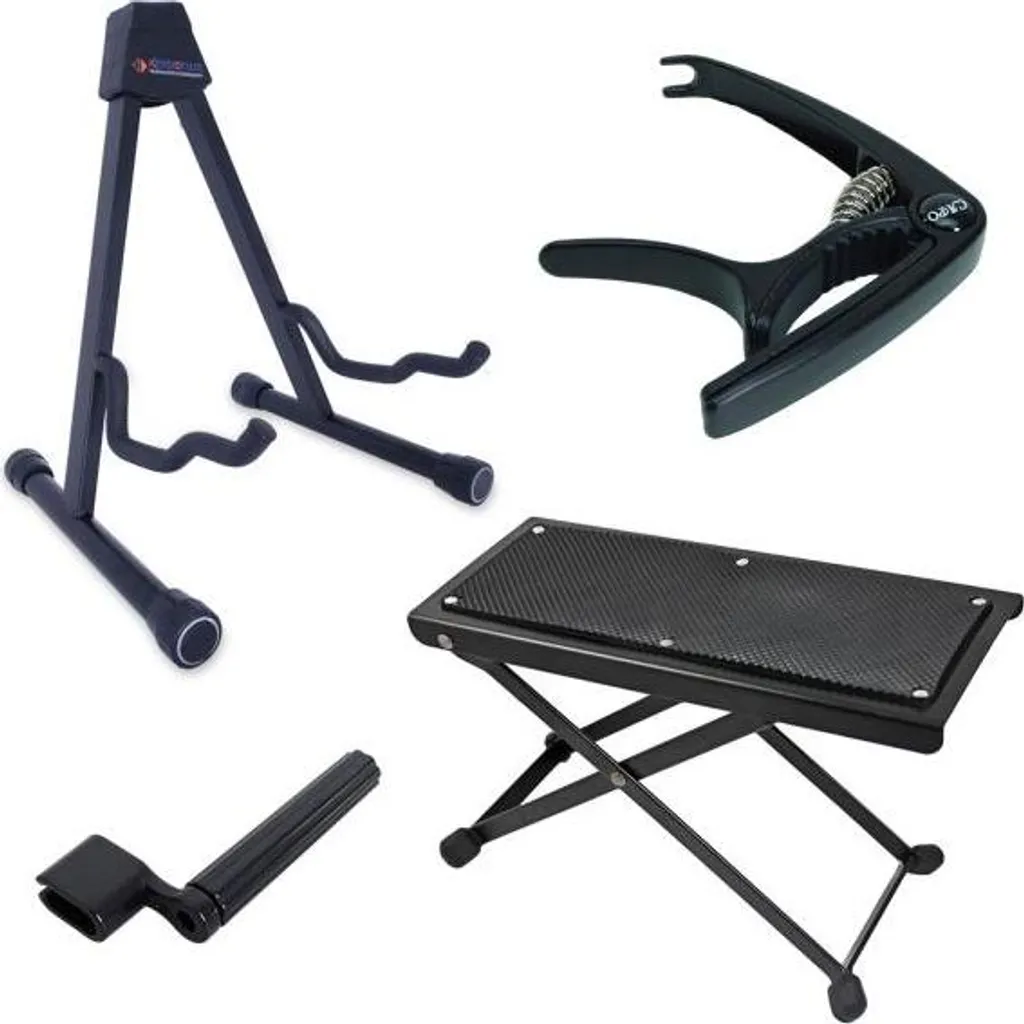 Set d'accessoires guitare acoustique robuste avec pack de plectres
