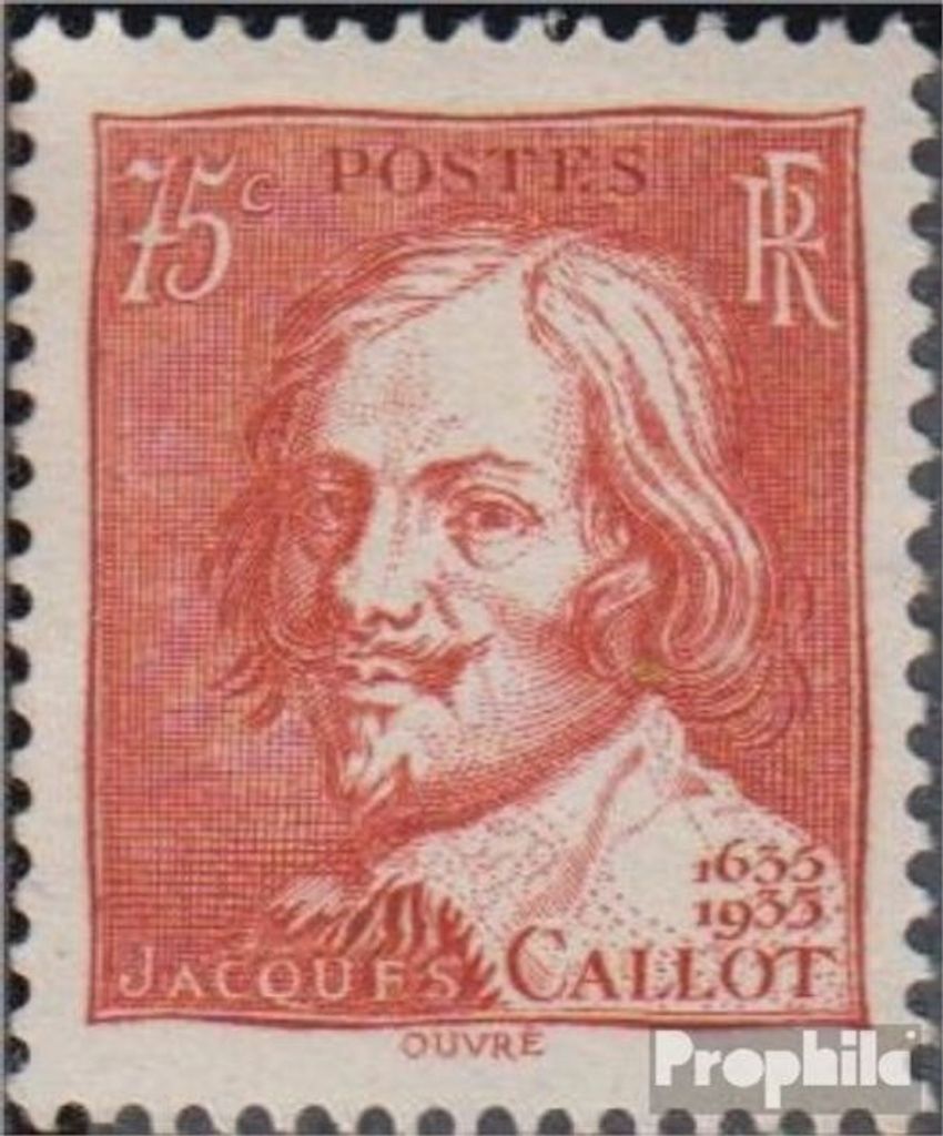 Briefmarken Frankreich 1935 Mi 302 (kompl.Ausg.) postfrisch Jacques Callot